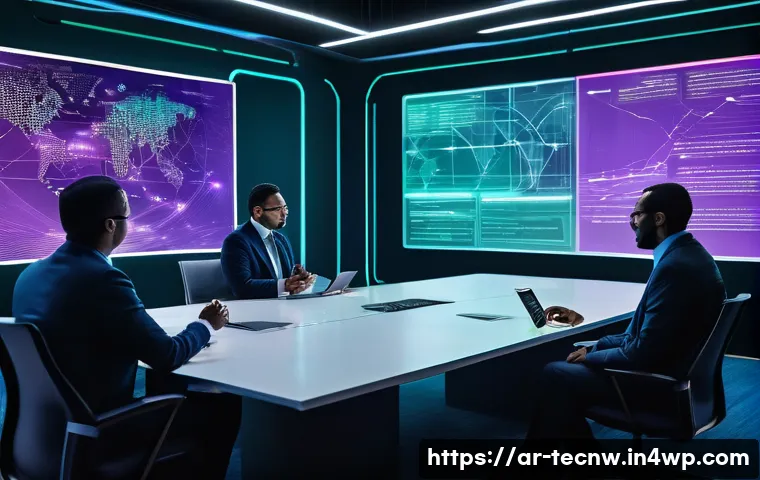테크노사피엔스의 정치적 영향력 - **Prompt:** A dynamic, futuristic scene depicting the "Power of Data" and "AI as a Hidden Engine of ...